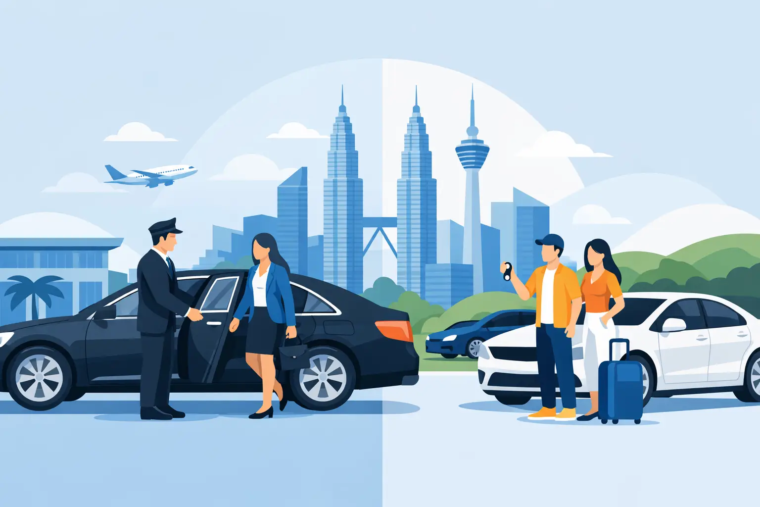 Chauffeur Service Versus Car Rental for Malaysia